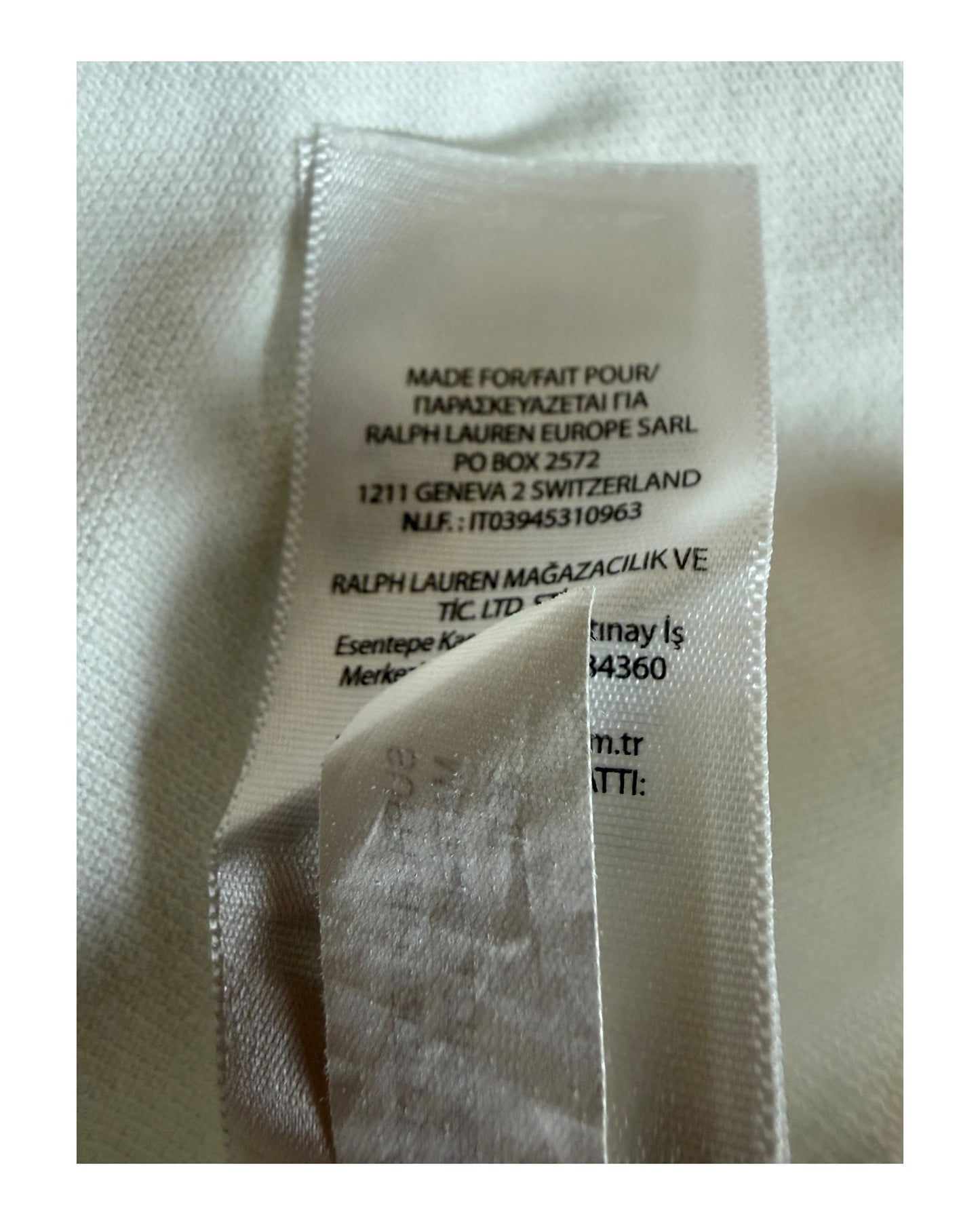 Polo Ralph Lauren Poloshirt weiß Größe M