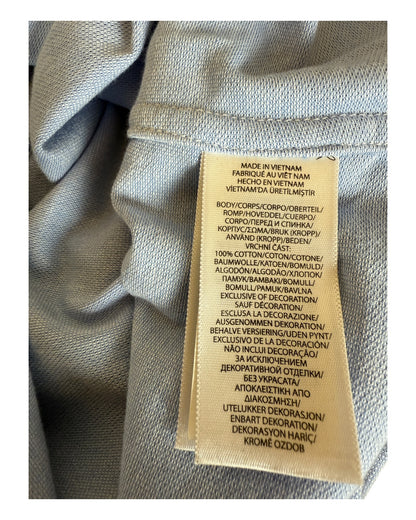 Polo Ralph Lauren Knit Oxford Bluse hellblau Größe M