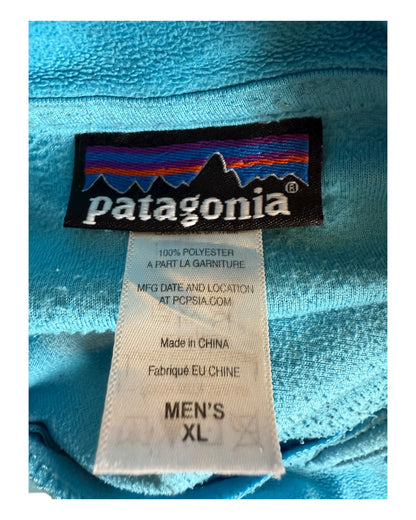 Patagonia Fleece Jacke hellblau Größe XL