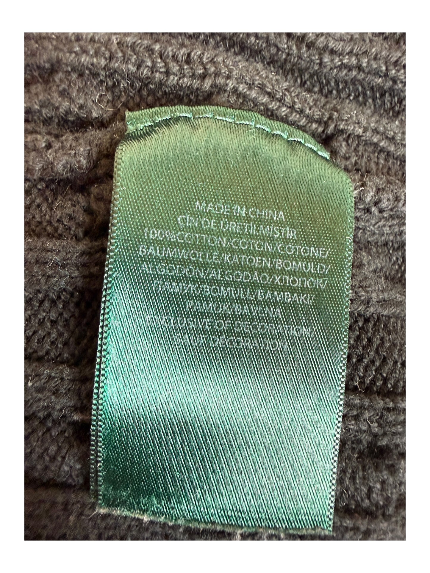 Polo Ralph Lauren Zopfmuster Pullover schwarz Größe M