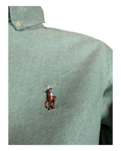 Polo Ralph Lauren Oxford Bluse grün Größe M