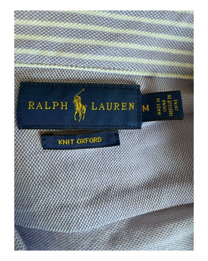 Polo Ralph Lauren Knit Oxford Bluse flieder Größe M