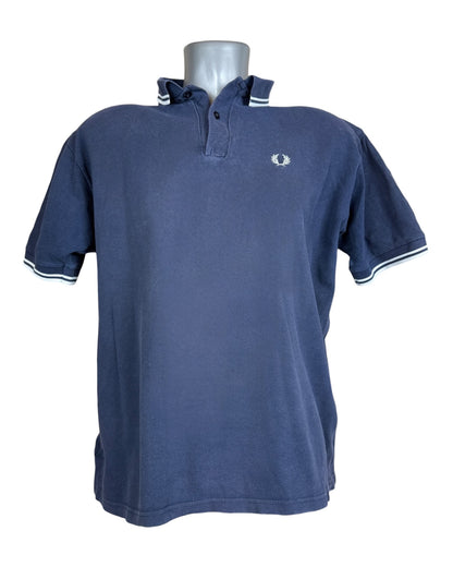 Fred Perry Poloshirt marineblau Größe M