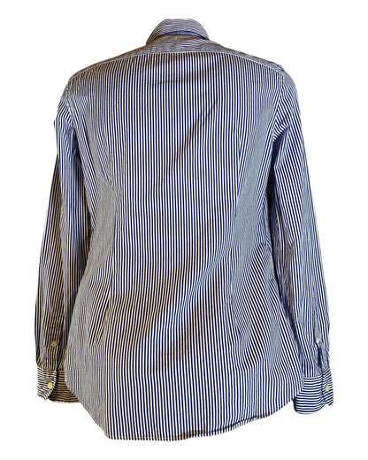 Polo Ralph Lauren Bluse blau weiß gestreift Größe M / 10