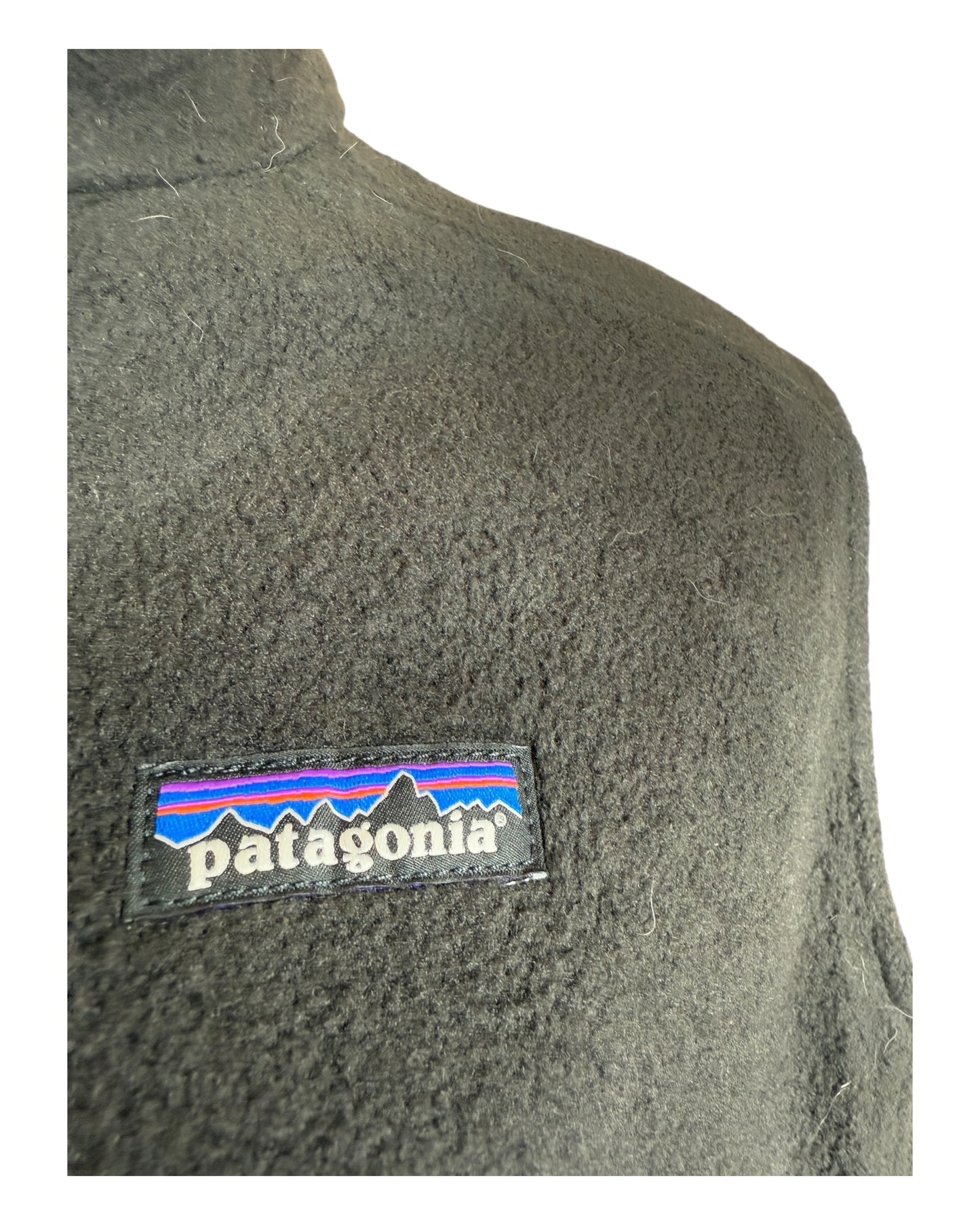 Patagonia Fleece Weste schwarz Größe XL