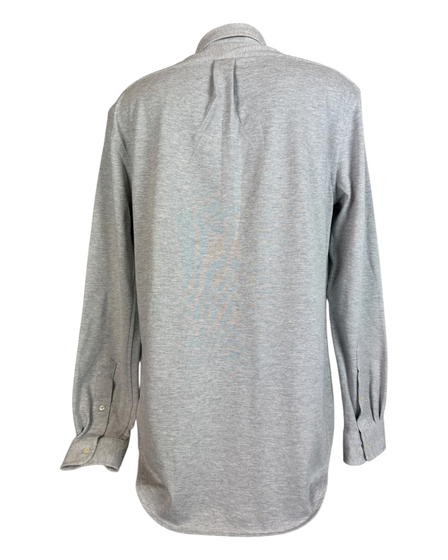 Polo Ralph Lauren Knit Oxfordhemd grau Größe L