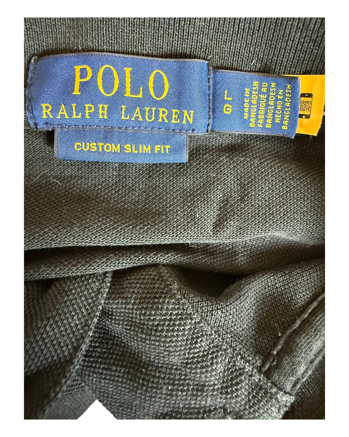 Polo Ralph Lauren Poloshirt schwarz Größe L