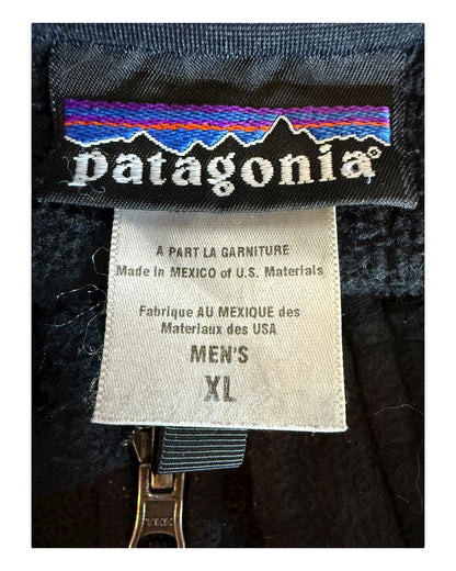 Patagonia Fleece Jacke schwarz Größe XL