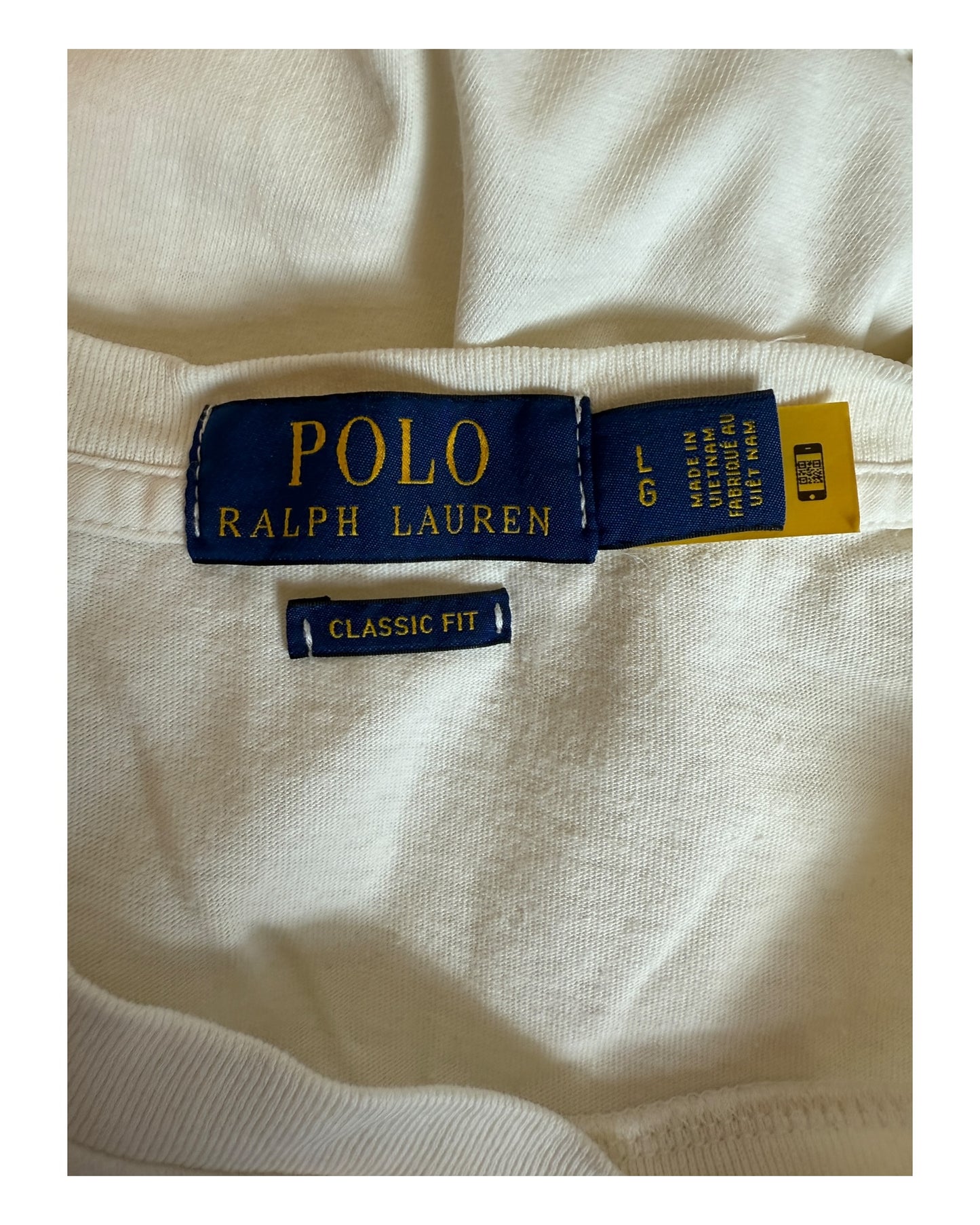 Polo Ralph Lauren Tshirt weiß Größe L