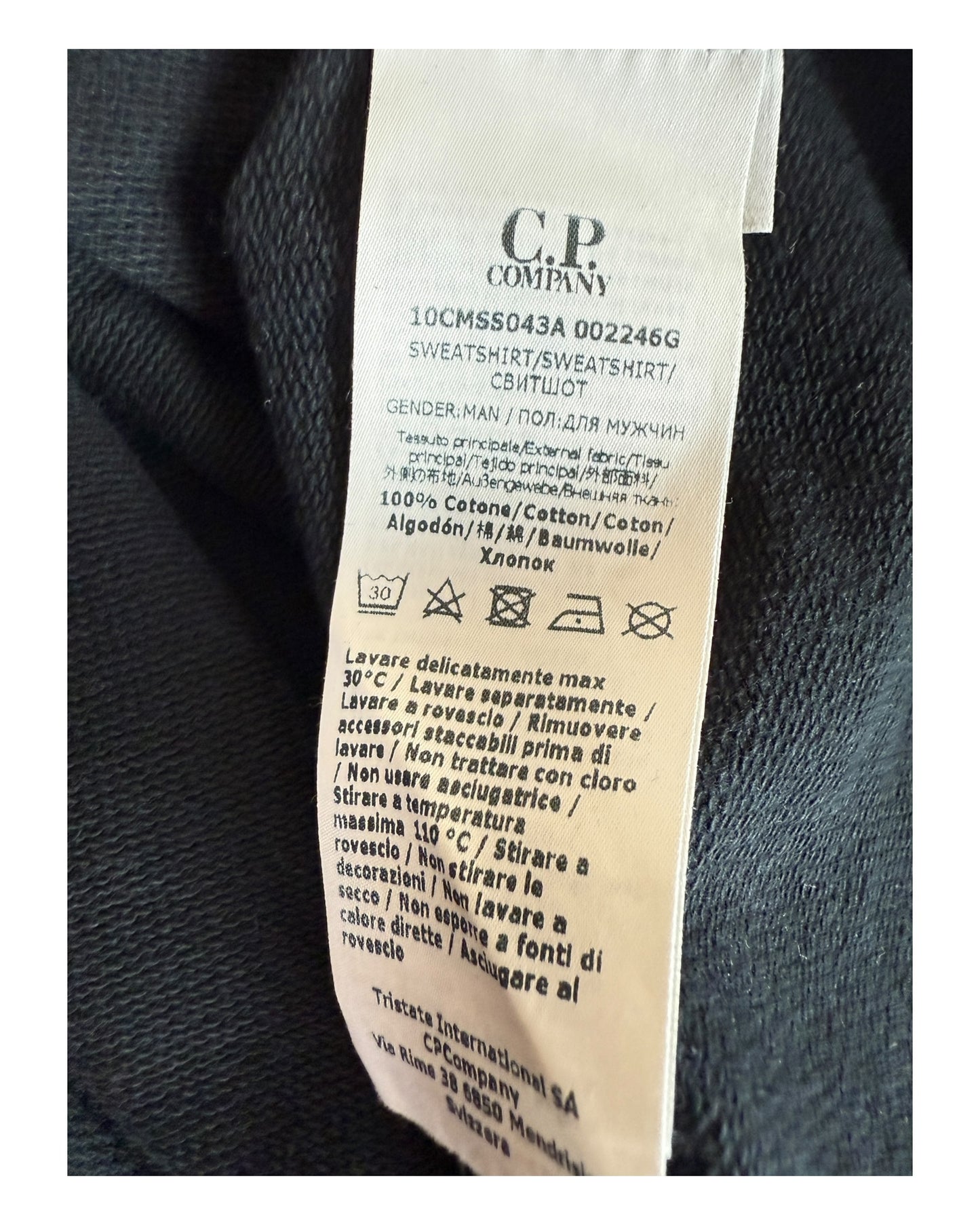 CP Company Pullover schwarz Größe M