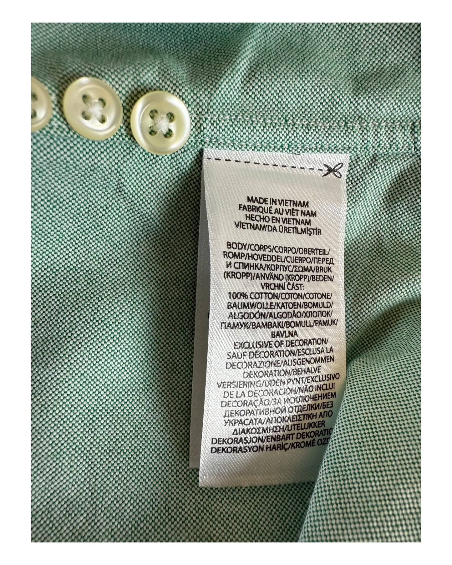 Polo Ralph Lauren Oxfordhemd türkis Größe L