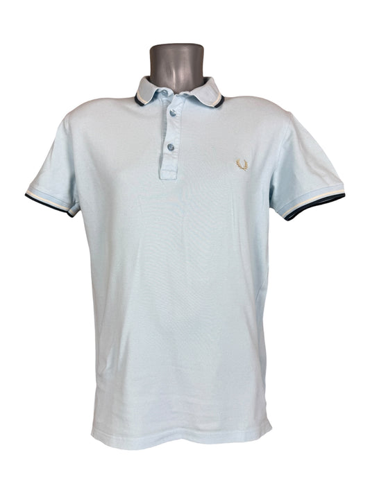 Fred Perry Poloshirt hellblau Größe L