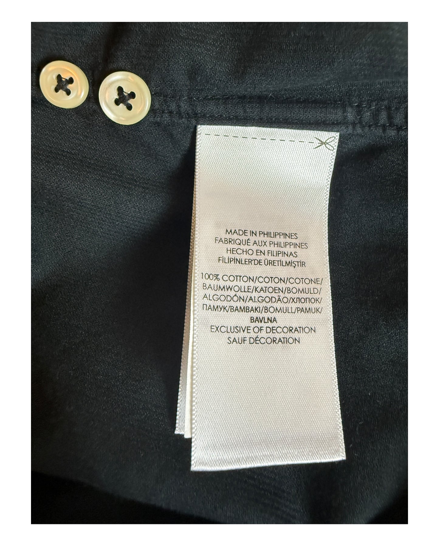 Polo Ralph Lauren Cordhemd schwarz Größe M