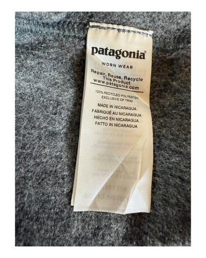 Patagonia Fleece Jacke grau Größe M