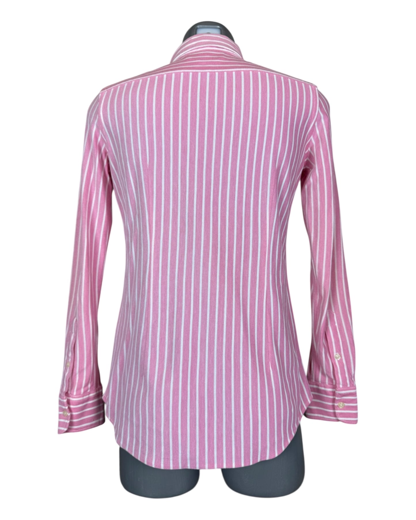 Polo Ralph Lauren Bluse rosa weiß gestreift Größe M