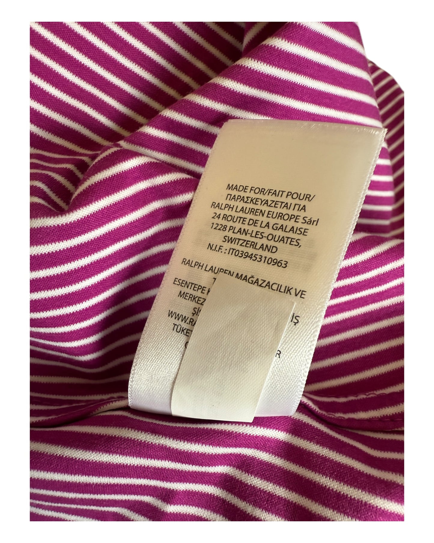 Polo Ralph Lauren Bluse pink weiß gestreift Größe S
