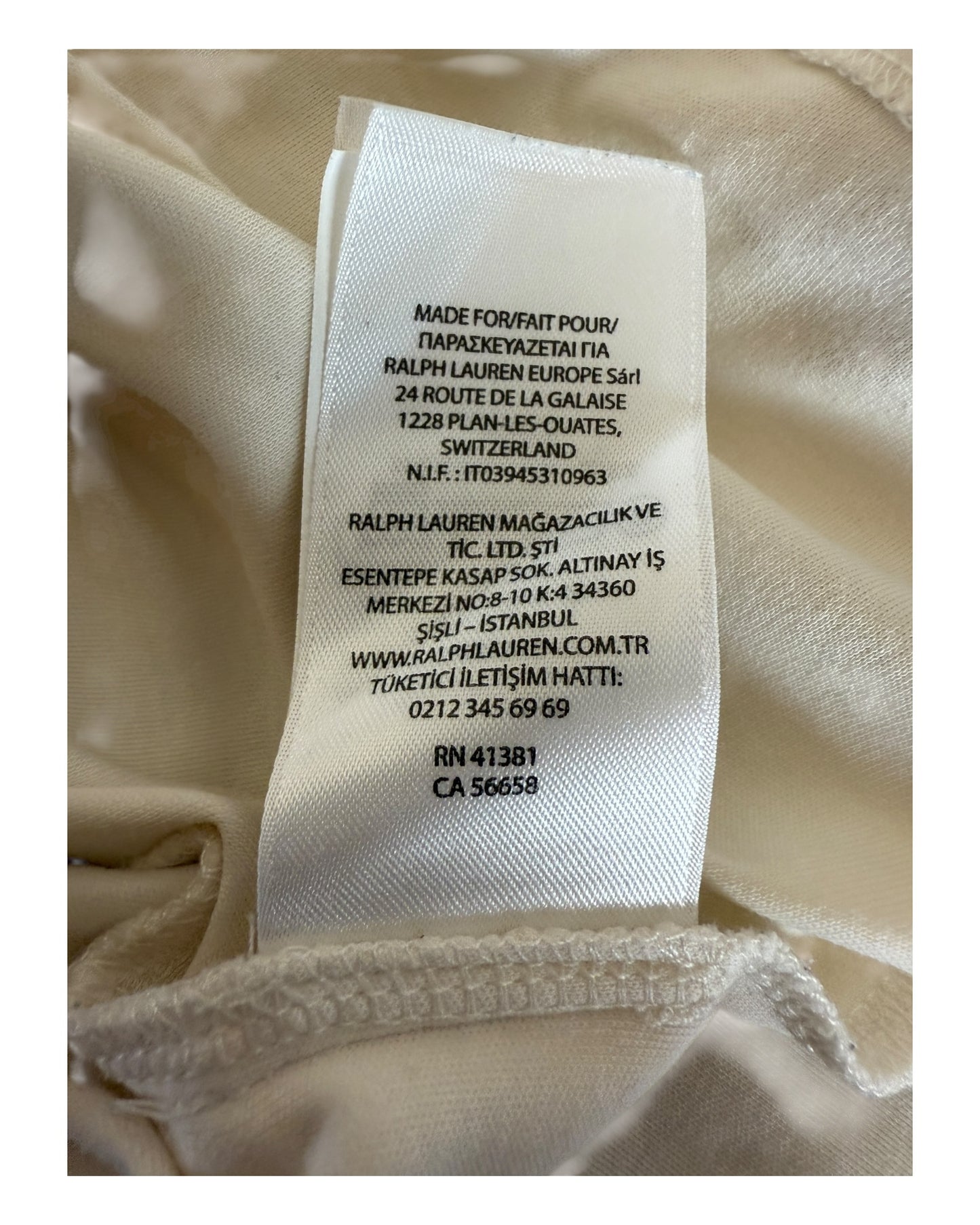 Polo Ralph Lauren Poloshirt weiß Größe M