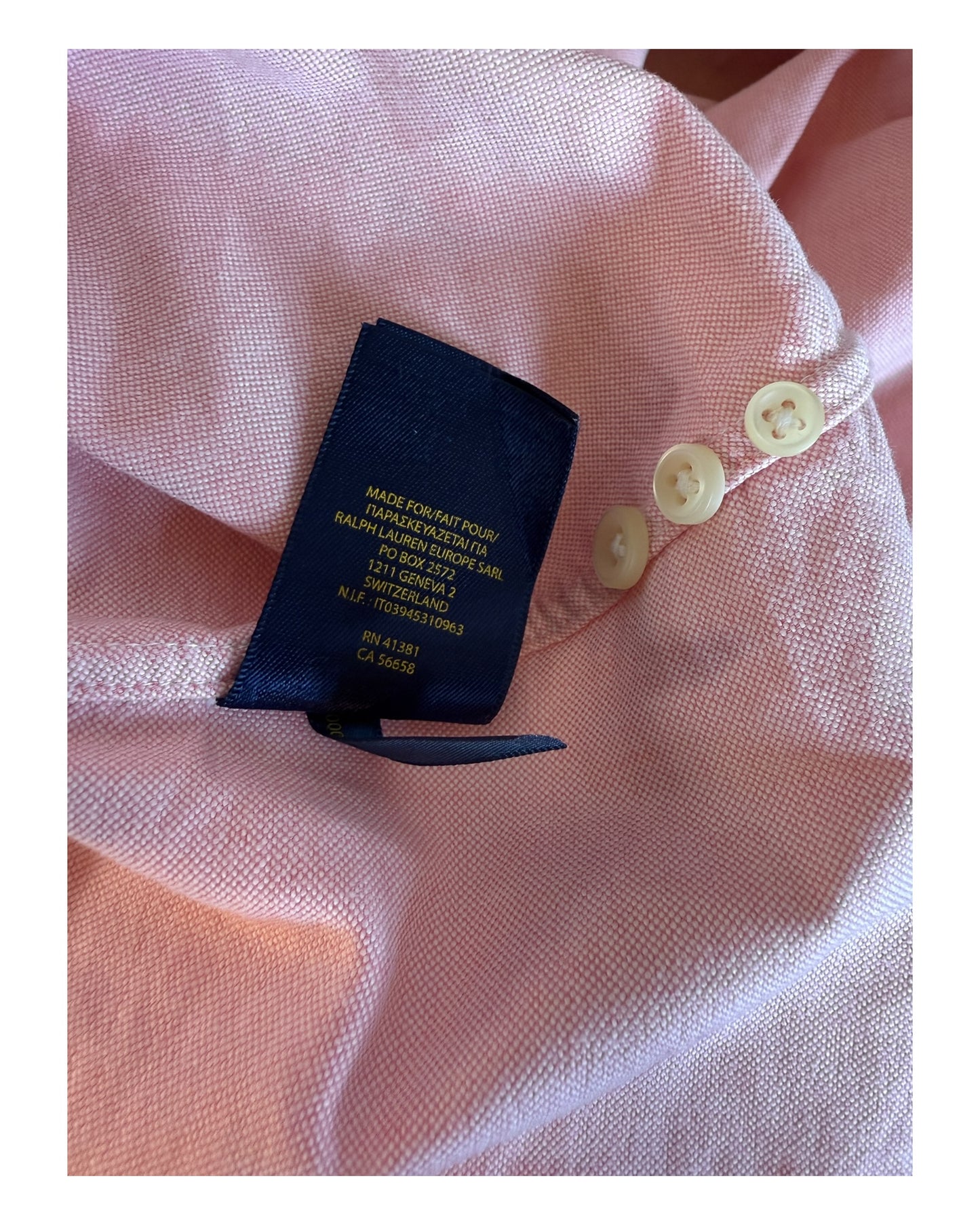 Polo Ralph Lauren Oxfordhemd Bluse rosa Größe S