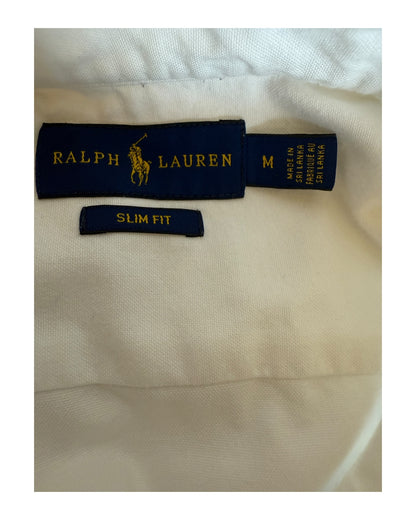 Polo Ralph Lauren Oxford Bluse weiß Größe M