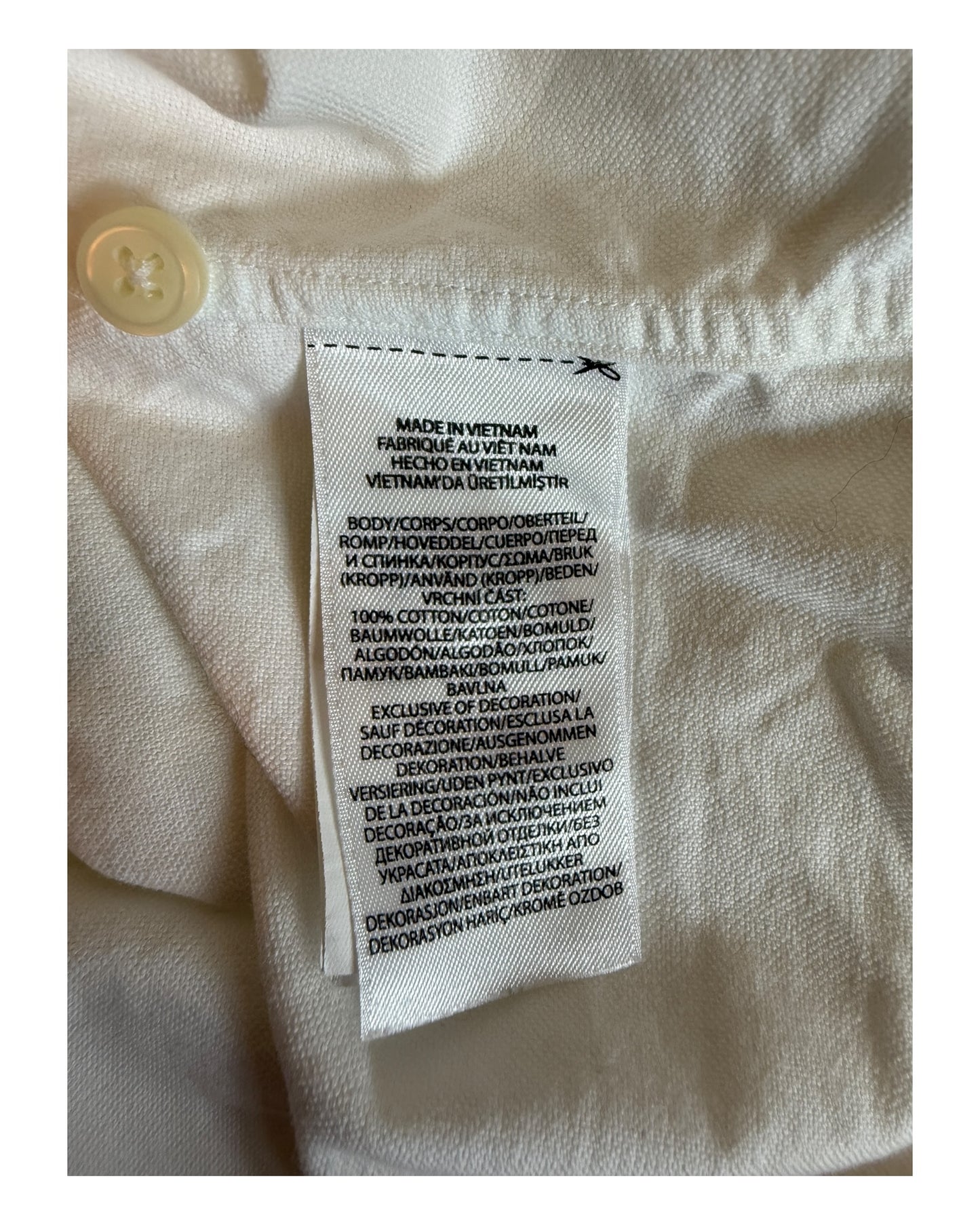 Polo Ralph Lauren Oxfordhemd weiß Größe L