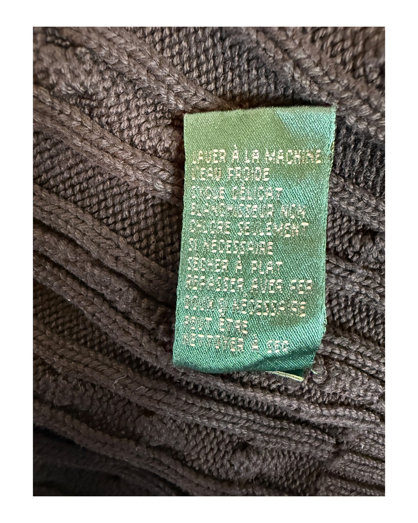 Polo Ralph Lauren Zopfmuster Pullover schwarz Größe S