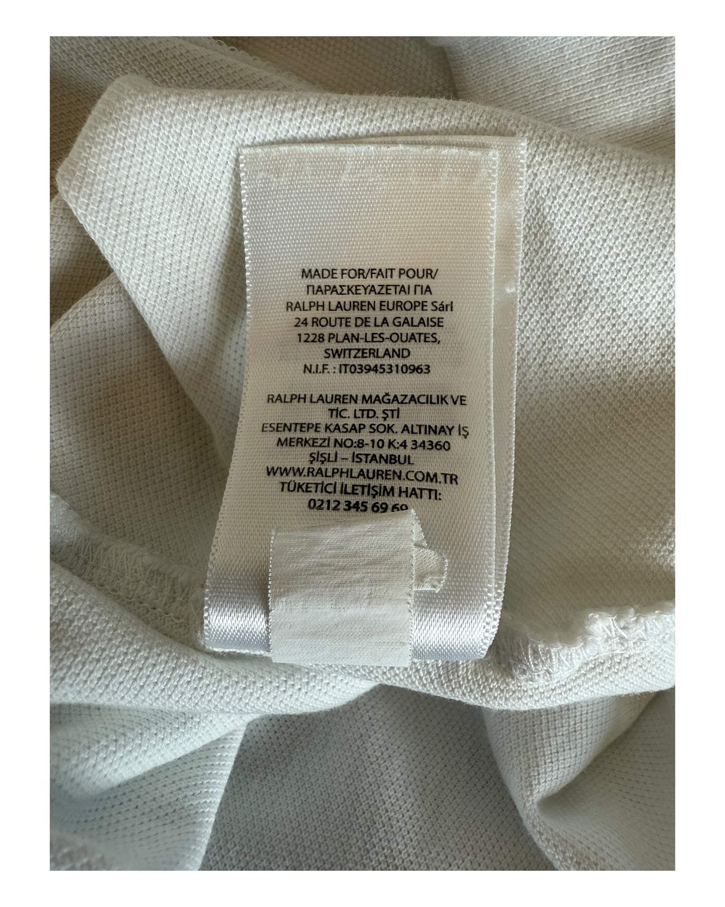 Polo Ralph Lauren Poloshirt weiß Größe L