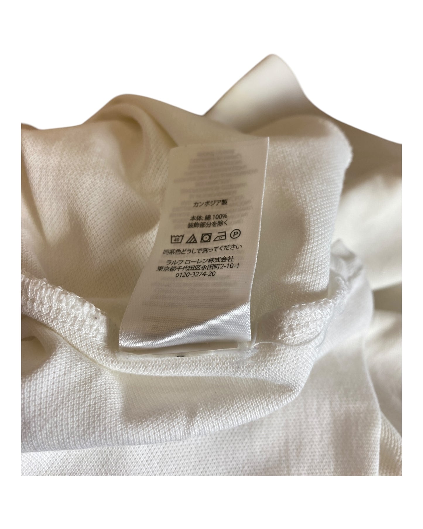 Polo Ralph Lauren Poloshirt weiß Größe M