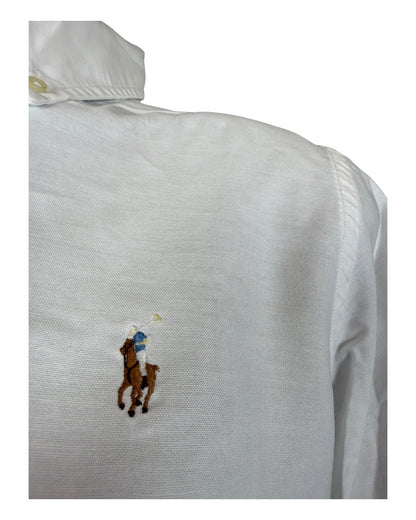 Polo Ralph Lauren Kurzarm Bluse weiß Größe M
