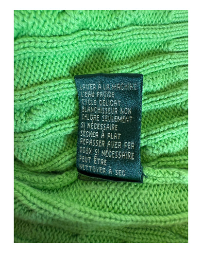 Polo Ralph Lauren Zopfmuster Pullover grün Größe M