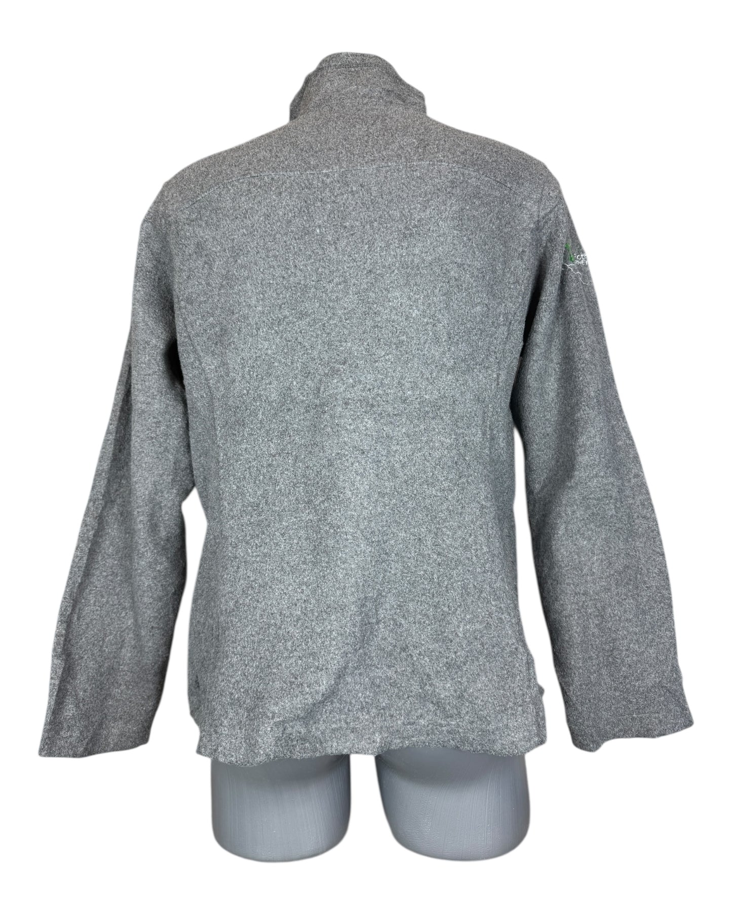 Patagonia Fleece Jacke grau Größe M