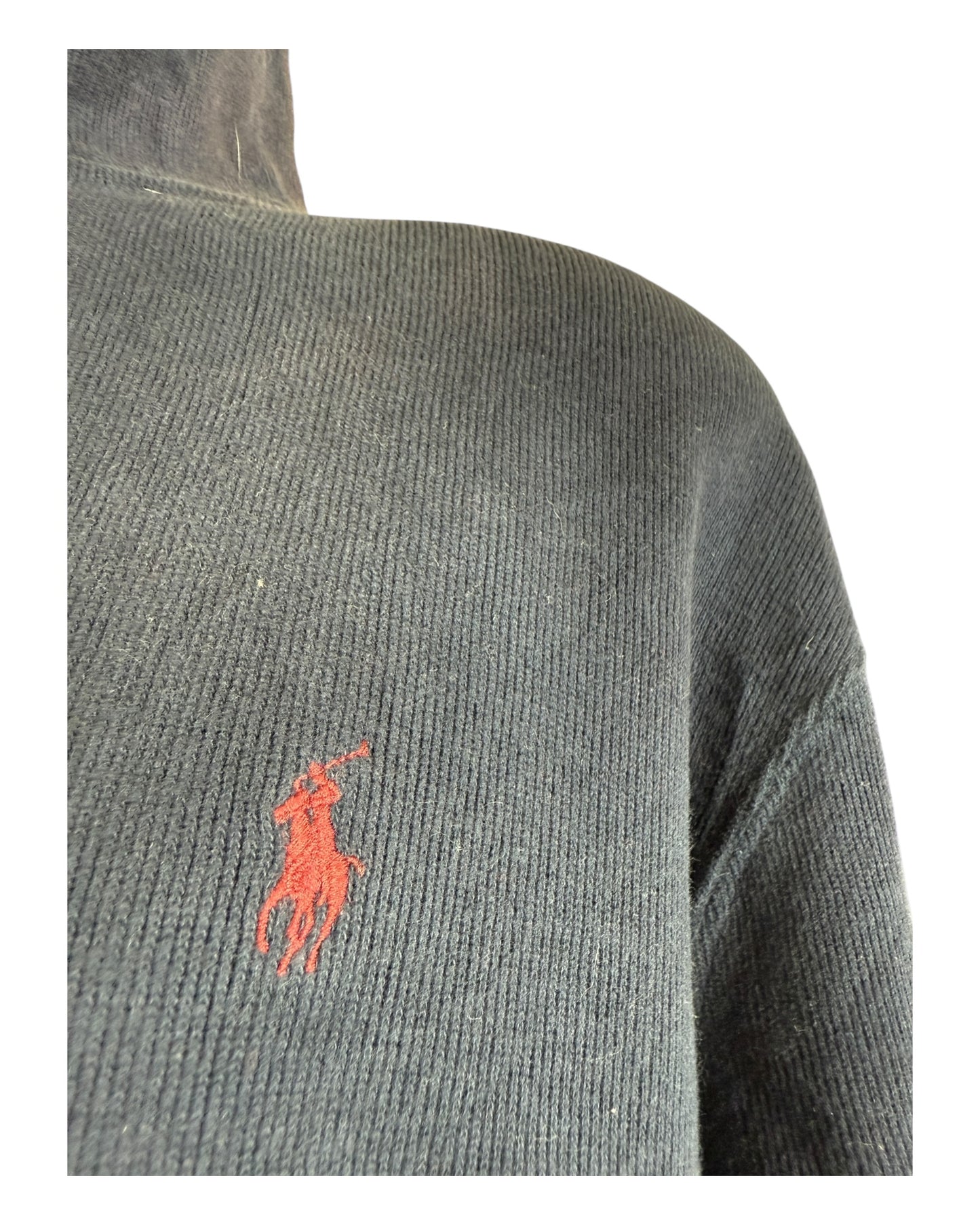 Polo Ralph Lauren Half Zip Pullover marineblau Größe XL