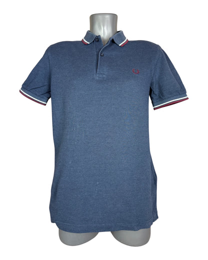 Fred Perry Poloshirt blau Größe M
