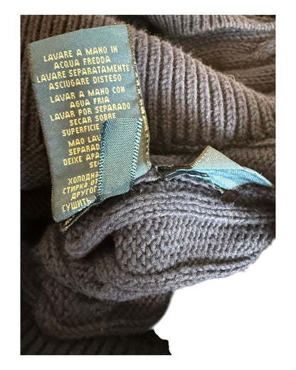 Polo Ralph Lauren Zopfmuster Pullover marineblau Größe L