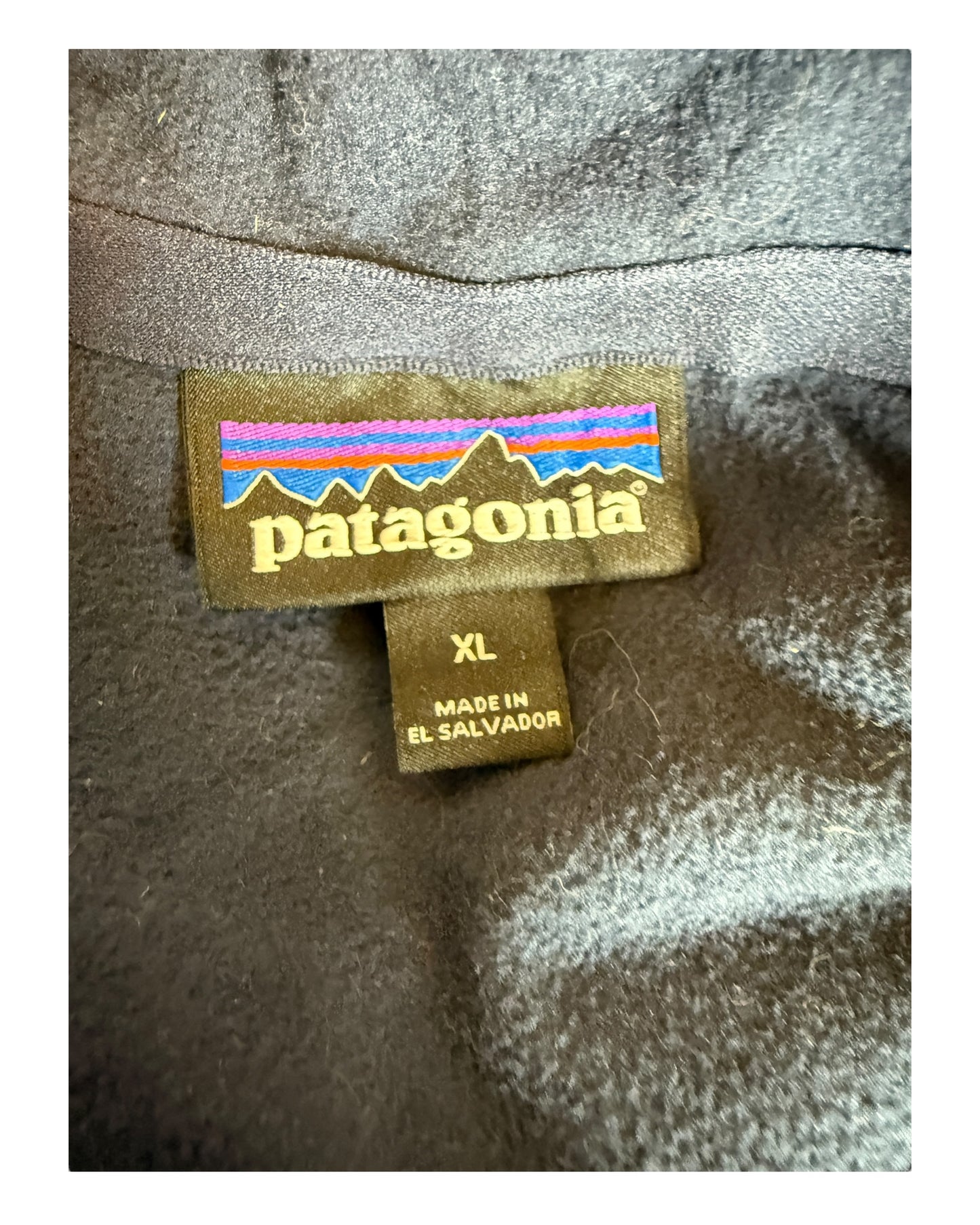 Patagonia Fleece Half Zip Pullover marineblau Größe XL
