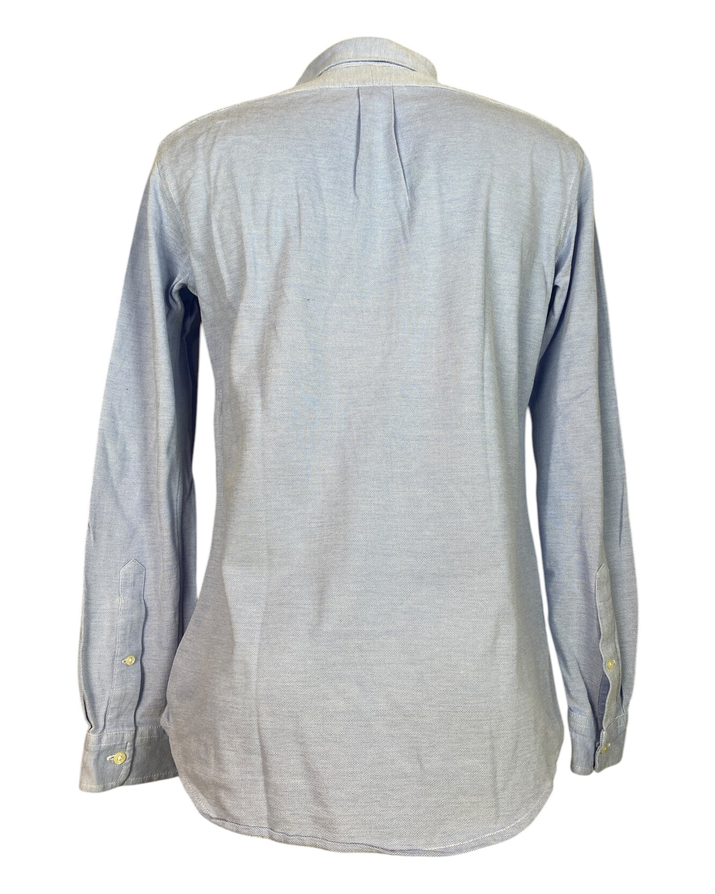Polo Ralph Lauren Knit Oxfordhemd Bluse hellblau Größe M