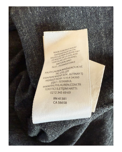 Polo Ralph Lauren Poloshirt schwarz meliert Größe M
