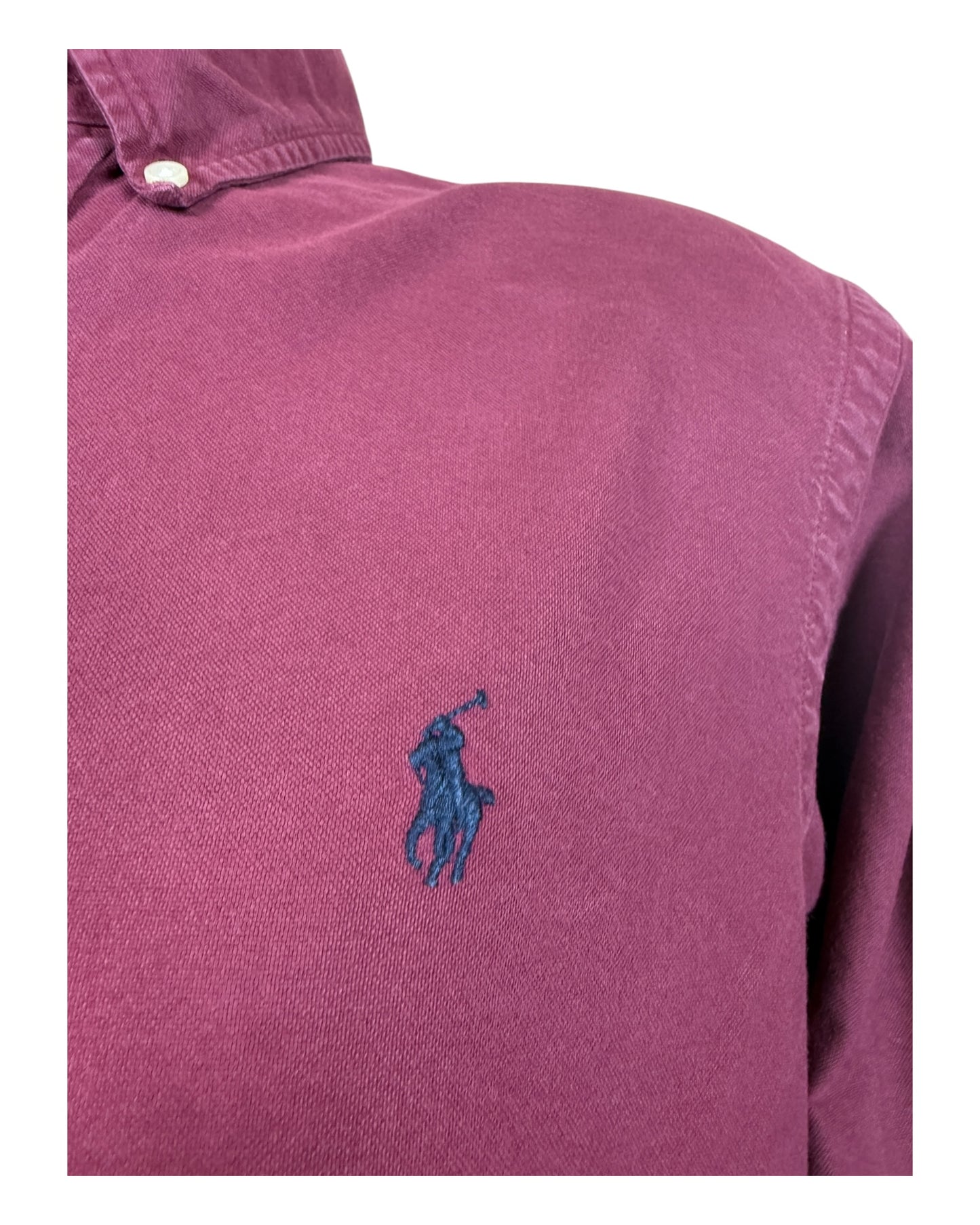 Polo Ralph Lauren Oxfordhemd bordeauxrot Größe M
