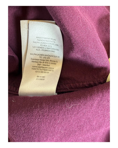 Polo Ralph Lauren Oxford Bluse bordeauxrot Größe S