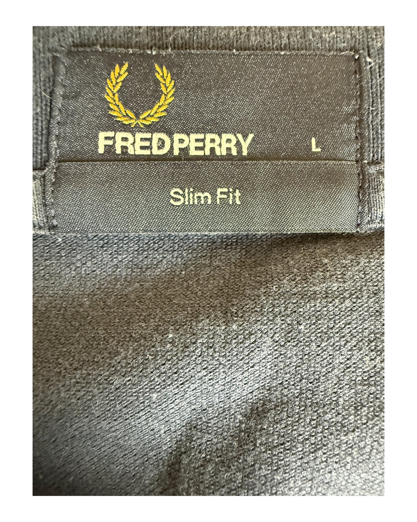 Fred Perry Poloshirt marineblau Größe L