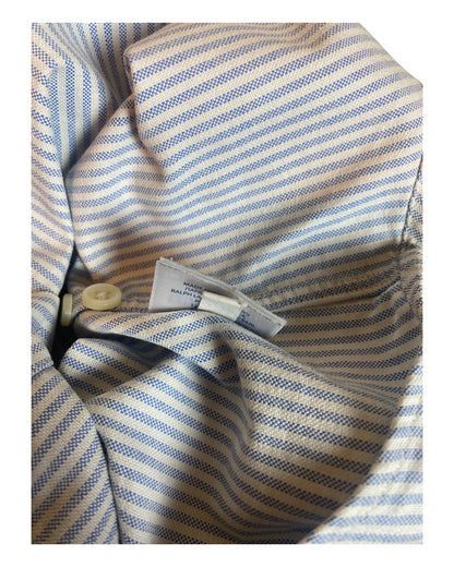 Polo Ralph Lauren Oxfordhemd blau weiß gestreift Größe M