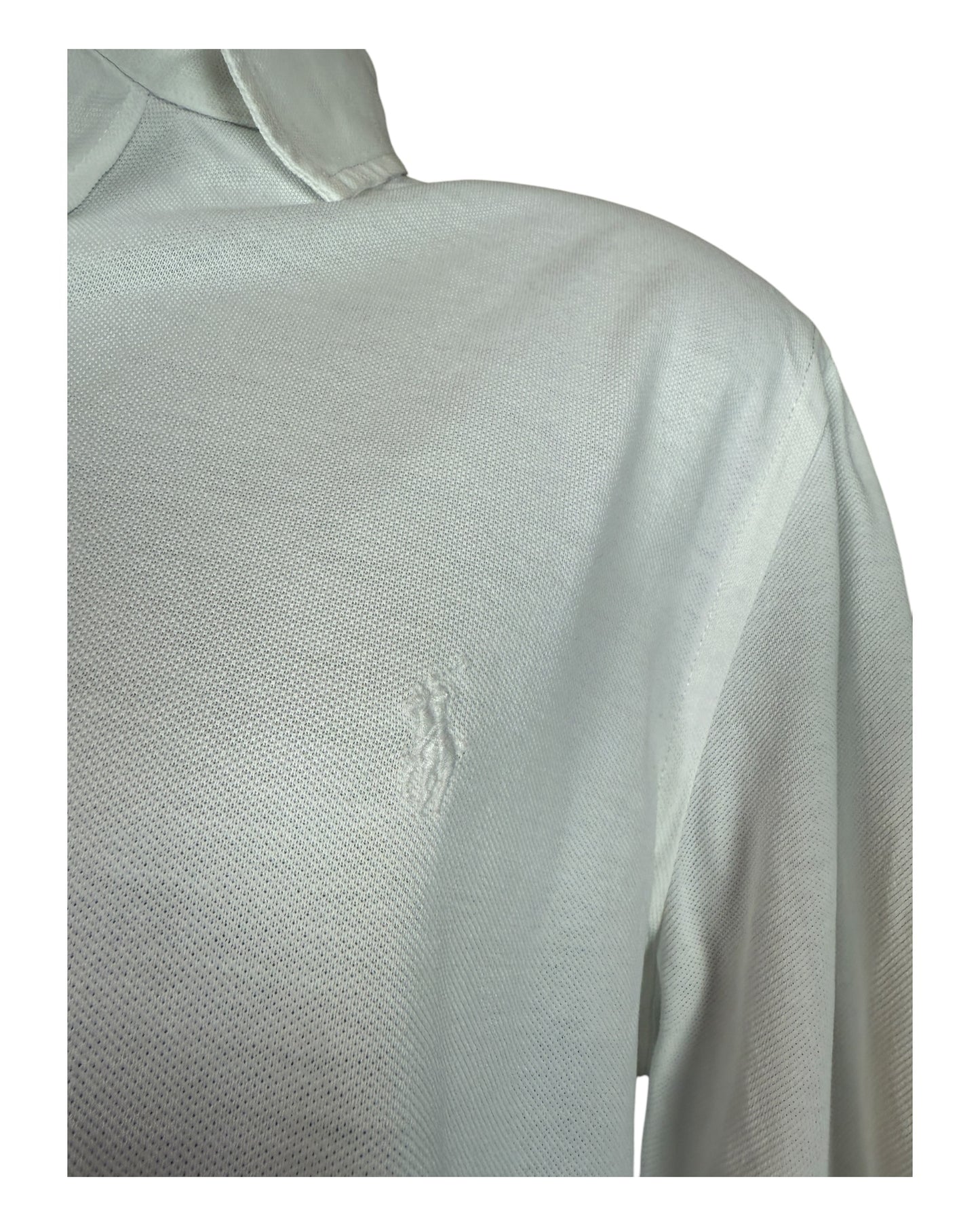 Polo Ralph Lauren Knit Oxfordhemd weiß Größe L