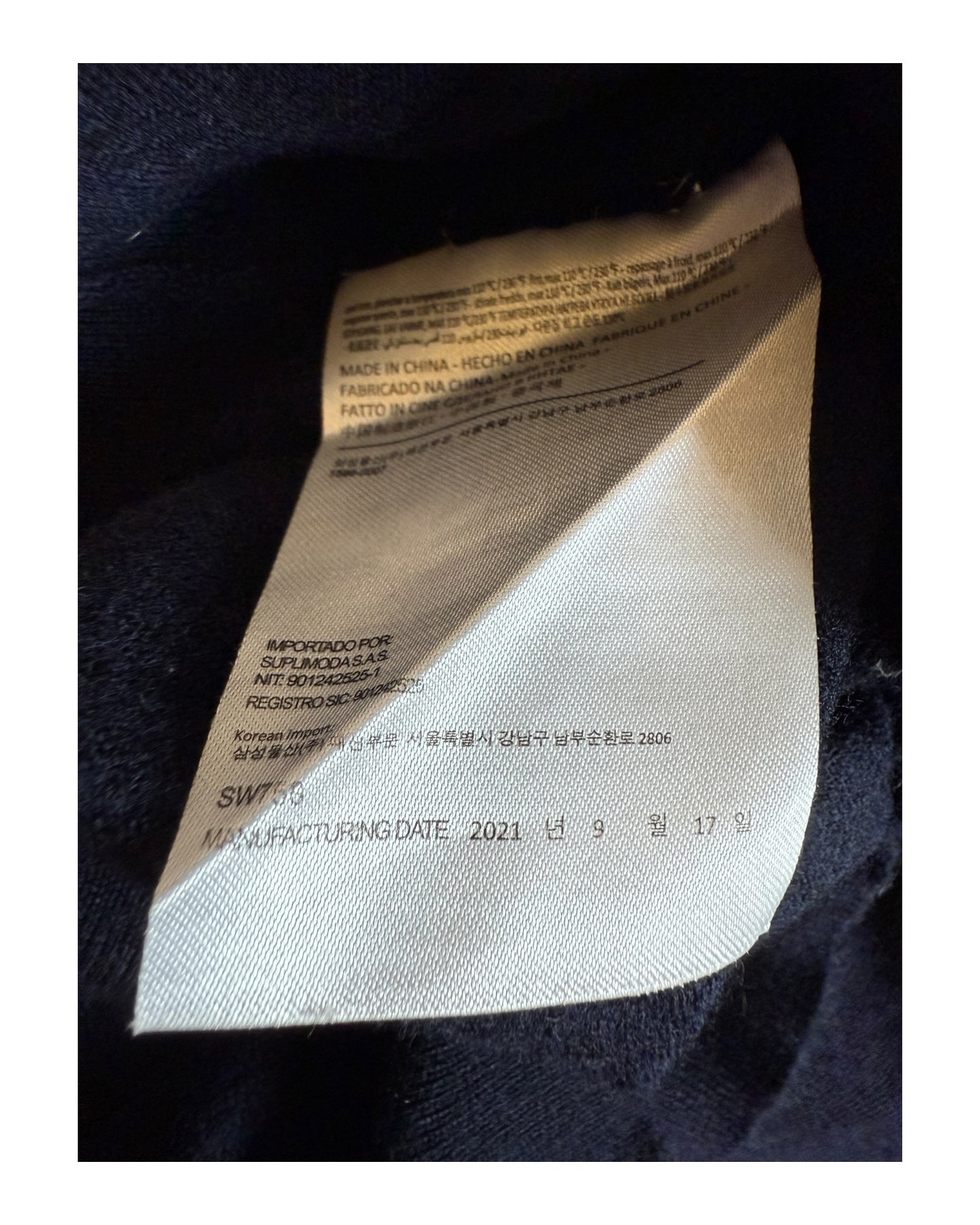 Suit Supply Pullover Merinowolle marineblau Größe M