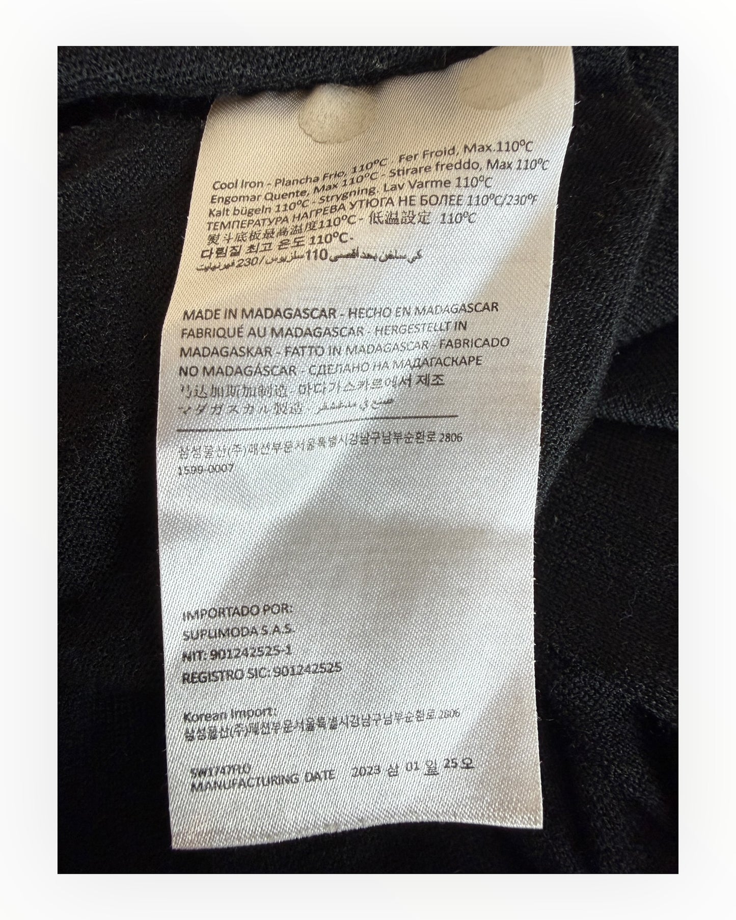Suit Supply Pullover Merinowolle schwarz Größe M