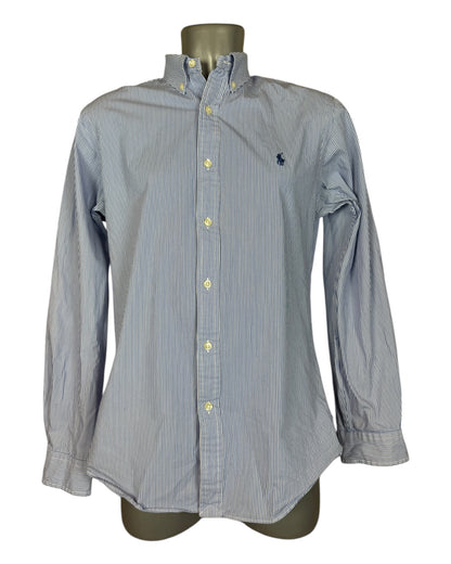 Polo Ralph Lauren Hemd blau weiß gestreift Größe M