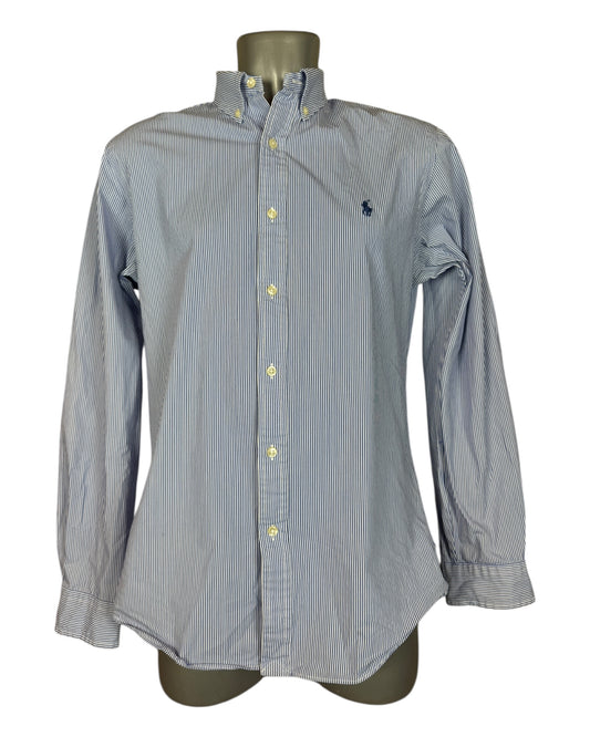 Polo Ralph Lauren Hemd blau weiß gestreift Größe M