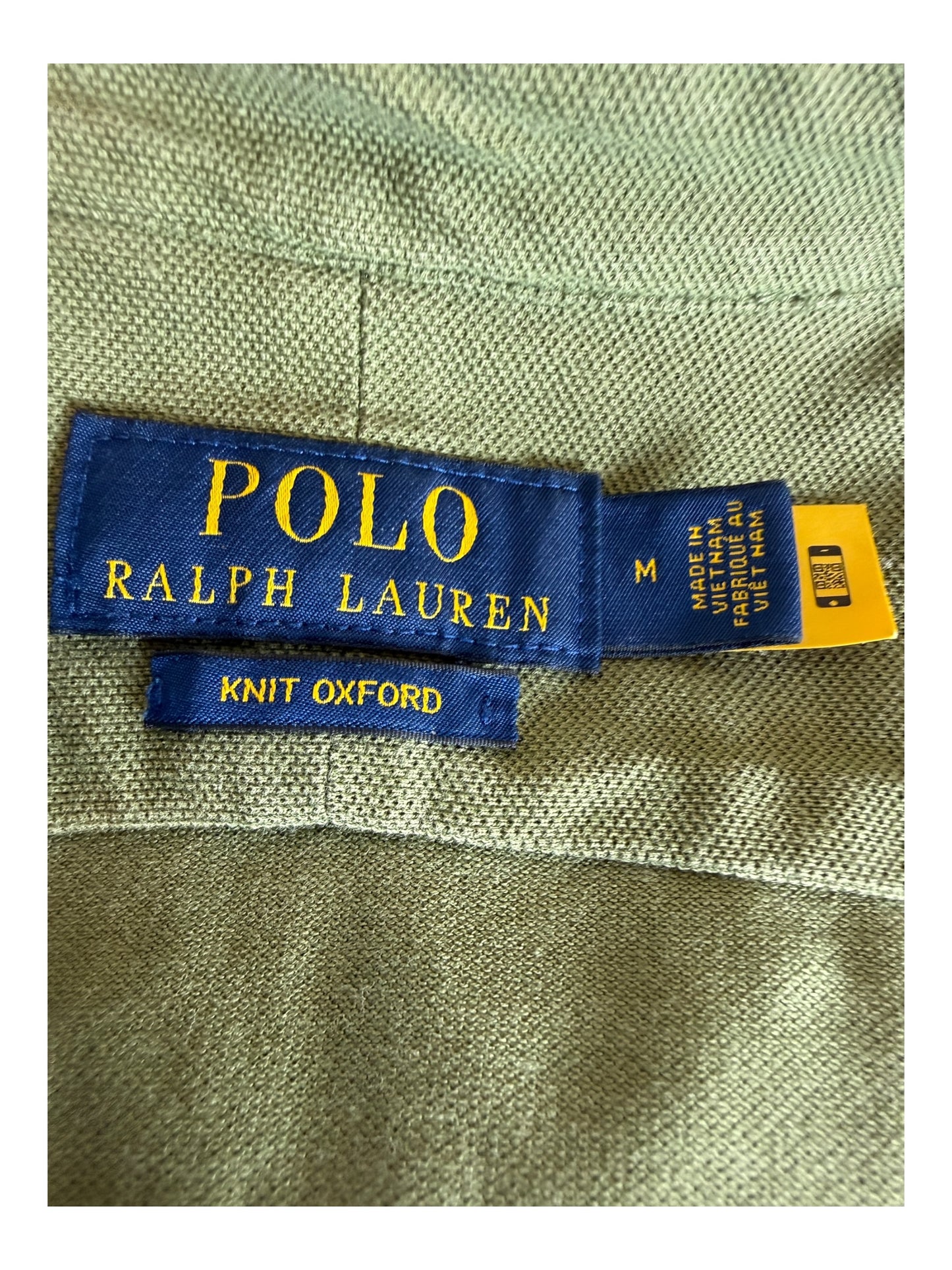 Polo Ralph Lauren Knit Oxfordhemd grün Größe M