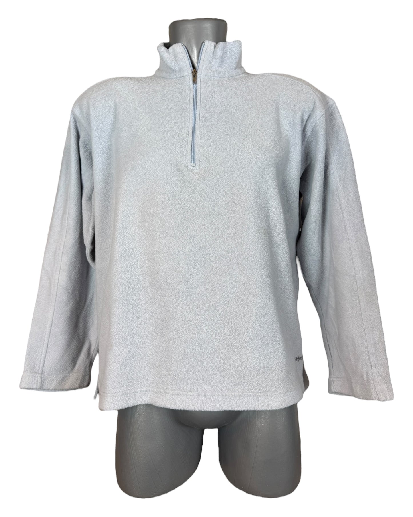 Patagonia Fleece Half Zip Pullover hellblau Größe S