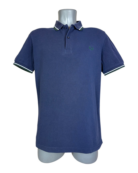 Fred Perry Poloshirt marineblau Größe M