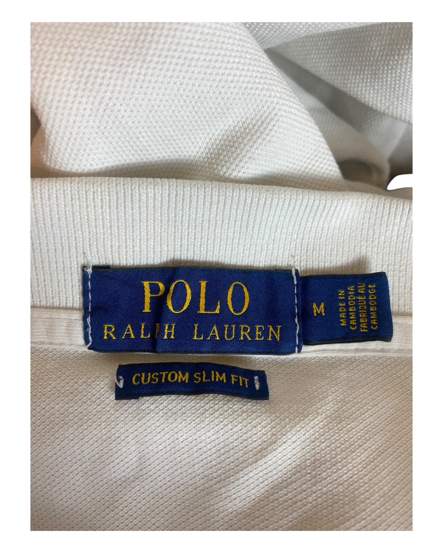 Polo Ralph Lauren Poloshirt weiß Größe M