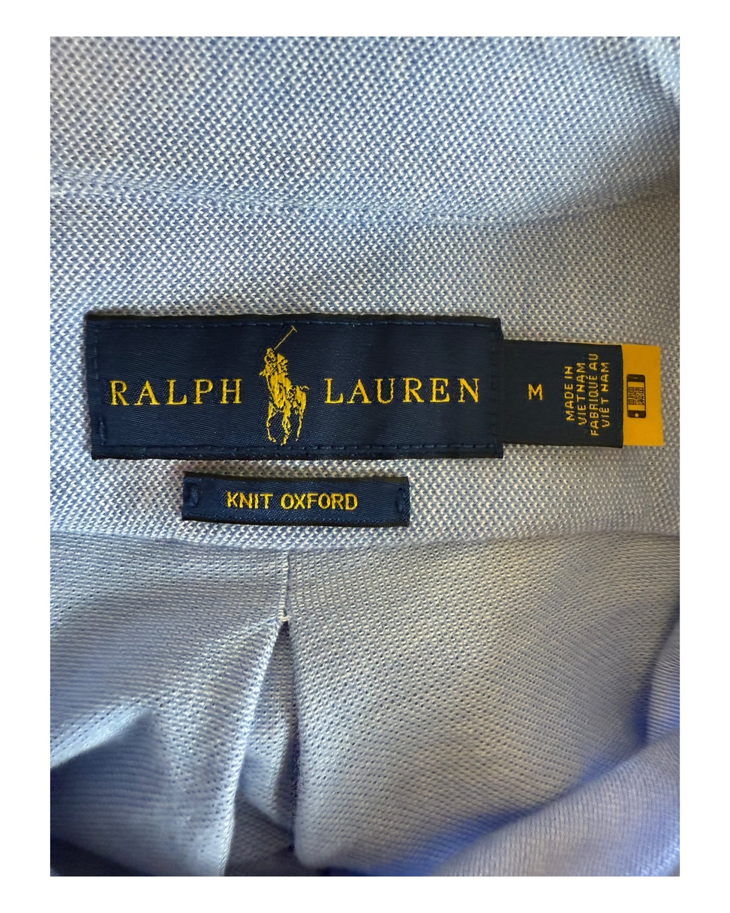 Polo Ralph Lauren Knit Oxfordhemd hellblau Größe M